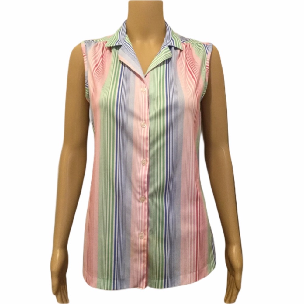 Vintage Back to the 70s striped top!